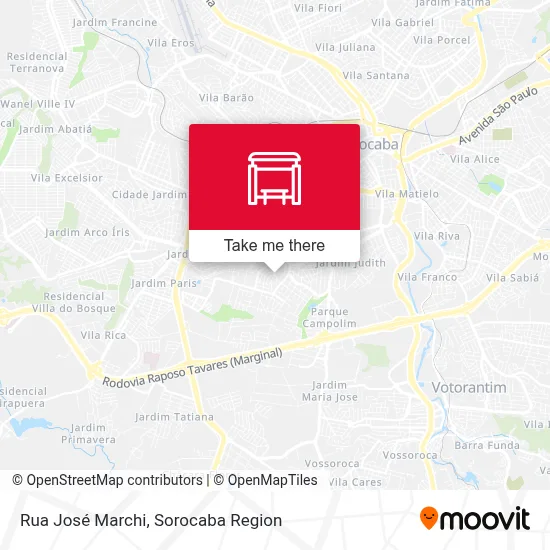 Rua José Marchi map