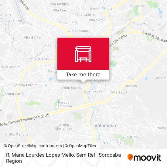 R. Maria Lourdes Lopes Mello, Sem Ref. map