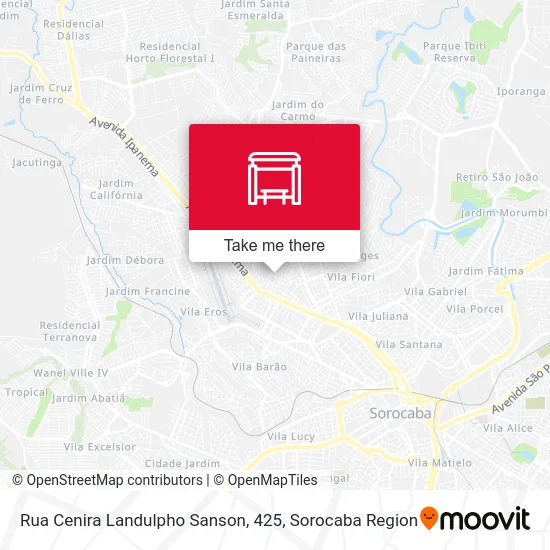 Rua Cenira Landulpho Sanson, 425 map