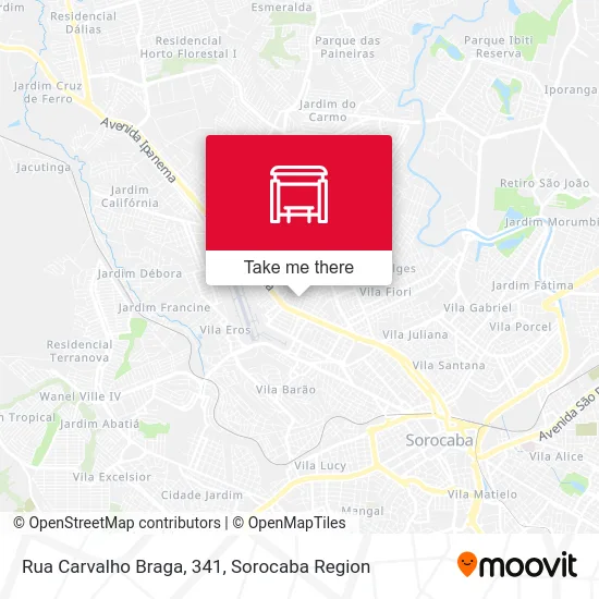 Rua Carvalho Braga, 341 map