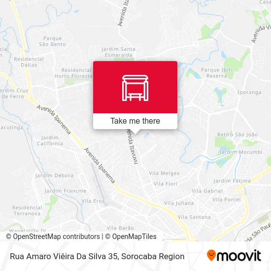 Rua Amaro Viêira Da Silva 35 map