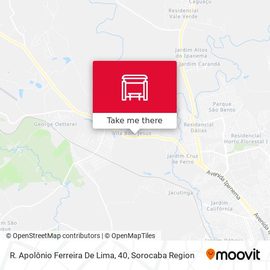 Mapa R. Apolônio Ferreira De Lima, 40