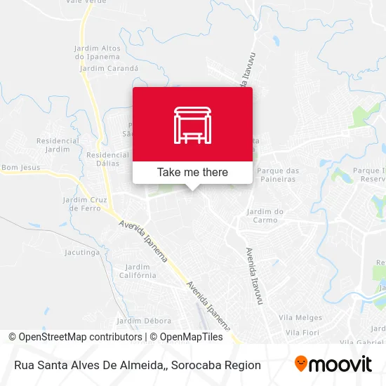 Rua Santa Alves De Almeida, map