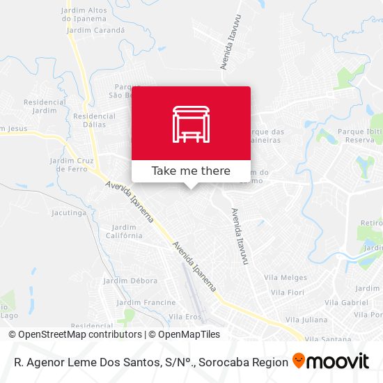 R. Agenor Leme Dos Santos, S / Nº. map