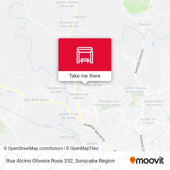 Rua Alcino Oliveira Rosa 332 map