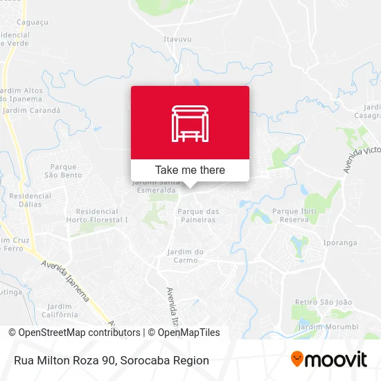 Rua Milton Roza 90 map