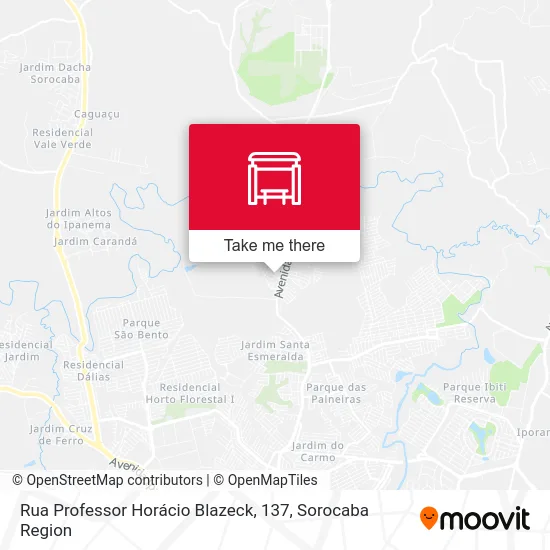 Rua Professor Horácio Blazeck, 137 map