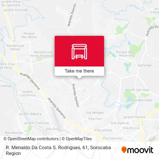 R. Menaldo Da Costa S. Rodrigues, 61 map