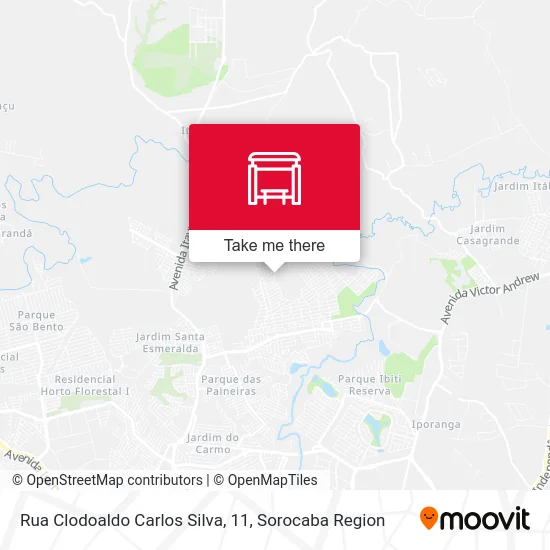 Rua Clodoaldo Carlos Silva, 11 map