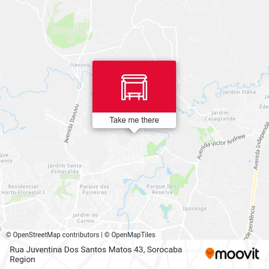 Rua Juventina Dos Santos Matos 43 map