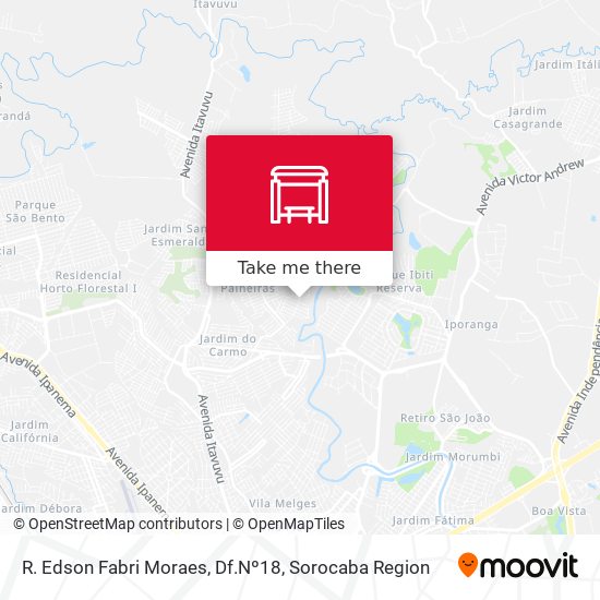 Mapa R. Edson Fabri Moraes, Df.Nº18