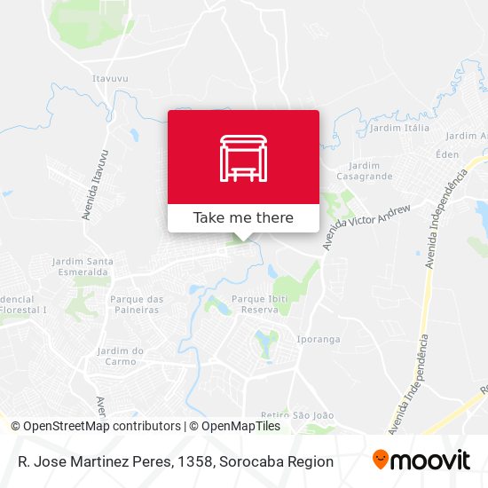 R. Jose Martinez Peres, 1358 map