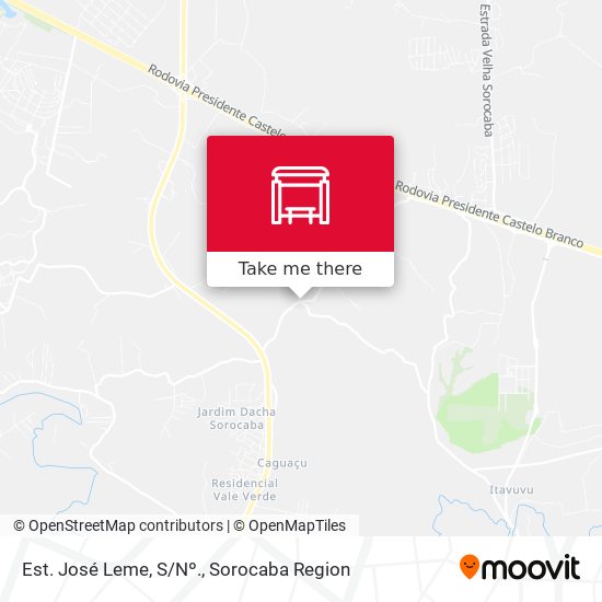Est. José Leme, S/Nº. map