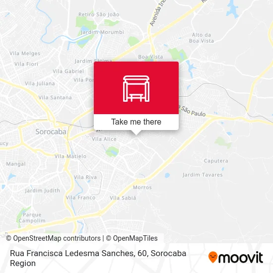 Rua Francisca Ledesma Sanches, 60 map