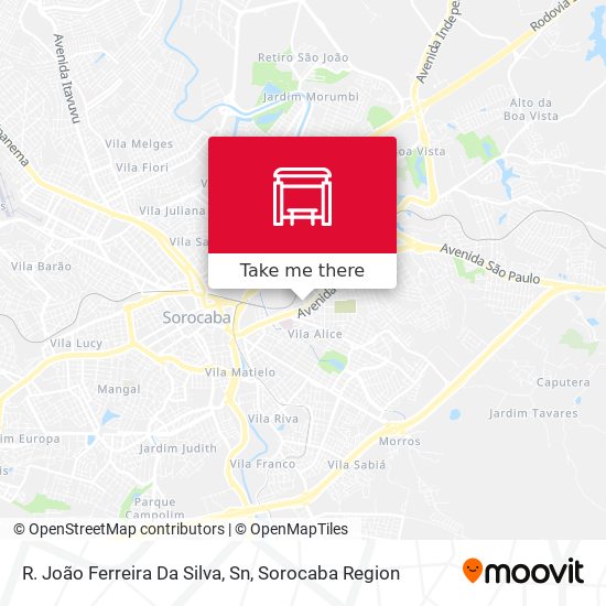 R. João Ferreira Da Silva, Sn map