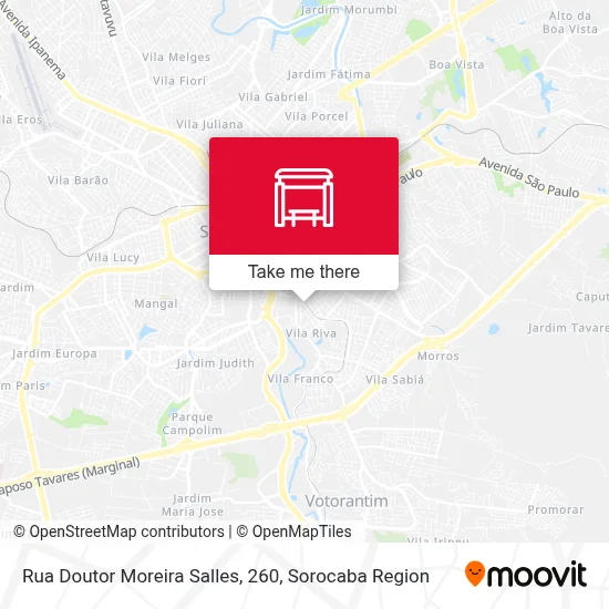 Rua Doutor Moreira Salles, 260 map
