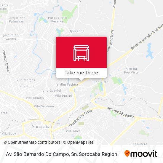 Av. São Bernardo Do Campo, Sn map