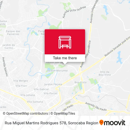 Rua Miguel Martins Rodrigues 578 map