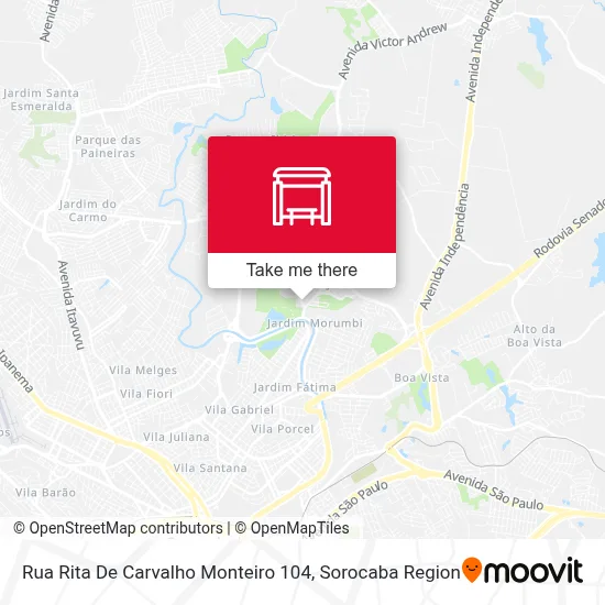 Rua Rita De Carvalho Monteiro 104 map