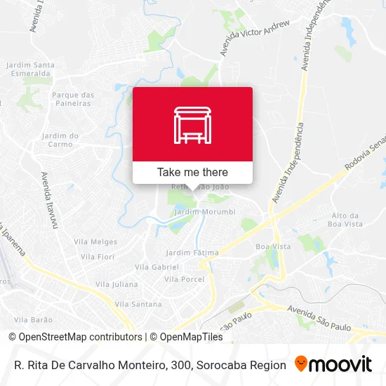 R. Rita De Carvalho Monteiro, 300 map