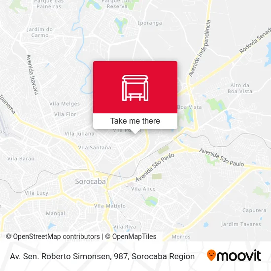 Av. Sen. Roberto Simonsen, 987 map