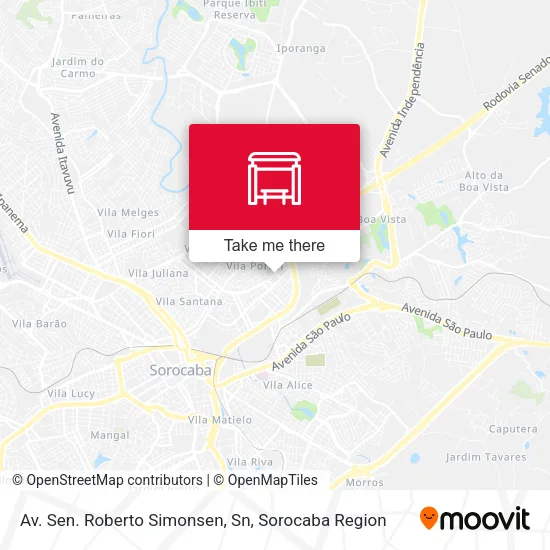 Av. Sen. Roberto Simonsen, Sn map