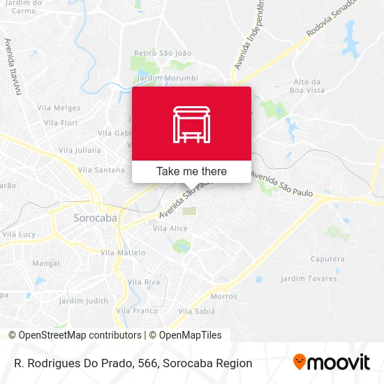 R. Rodrigues Do Prado, 566 map