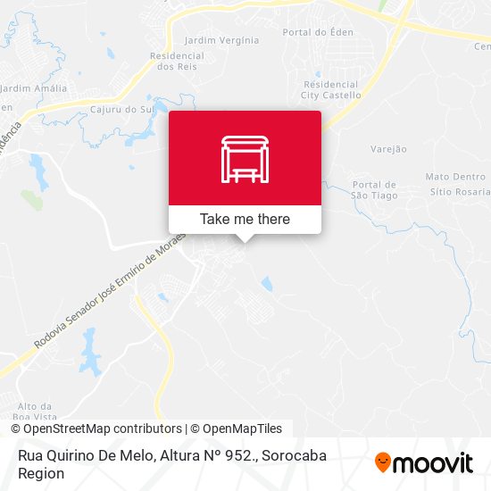 Mapa Rua Quirino De Melo, Altura Nº 952.