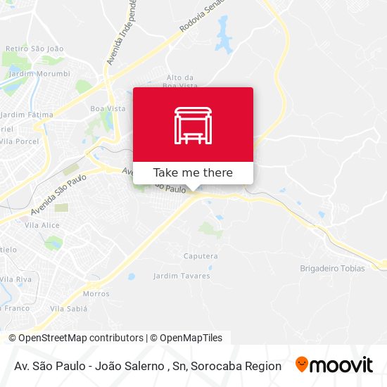 Av. São Paulo - João Salerno , Sn map