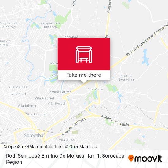 Rod. Sen. José Ermírio De Moraes , Km 1 map