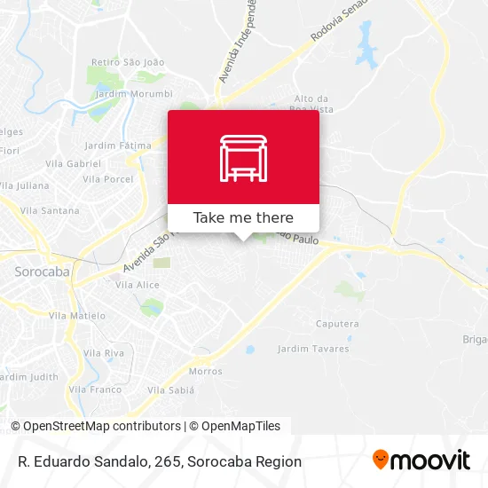 R. Eduardo Sandalo, 265 map