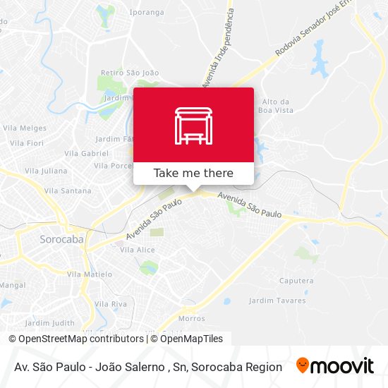 Av. São Paulo - João Salerno , Sn map