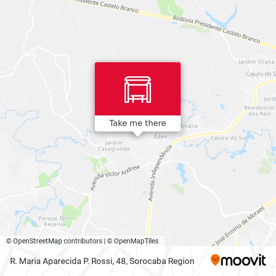 R. Maria Aparecida P. Rossi, 48 map