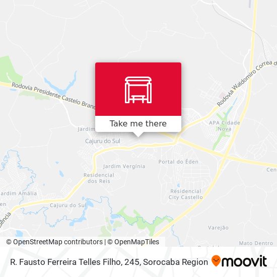 R. Fausto Ferreira Telles Filho, 245 map