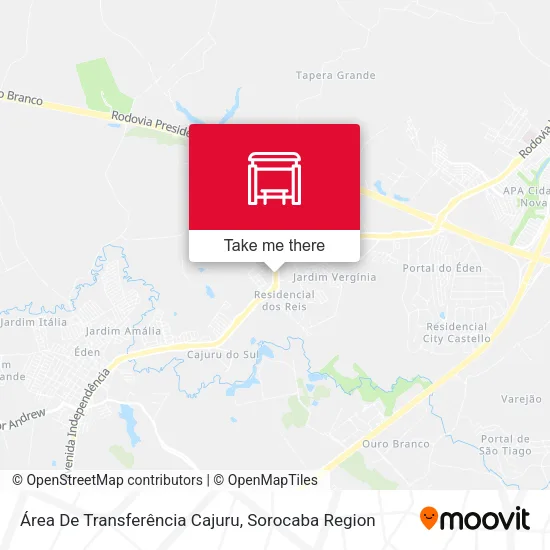 Área De Transferência Cajuru map