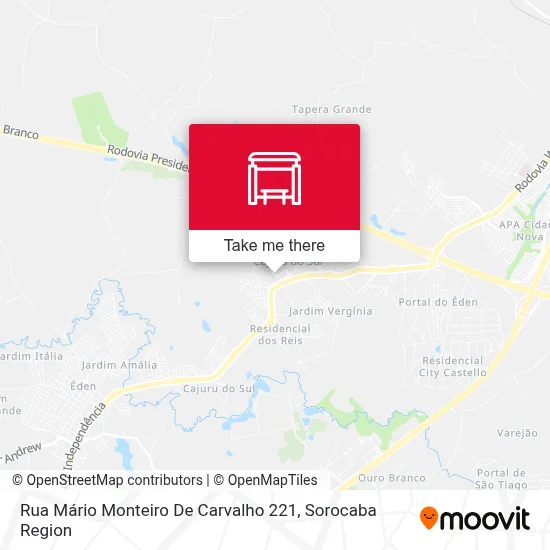 Rua Mário Monteiro De Carvalho 221 map