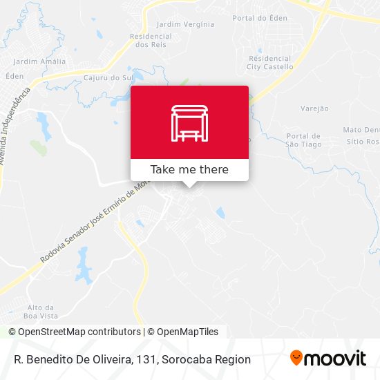 R. Benedito De Oliveira, 131 map