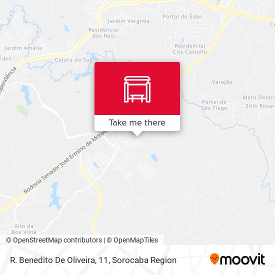 Mapa R. Benedito De Oliveira, 11