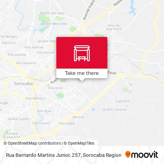 Rua  Bernardo Martins Junior, 257 map