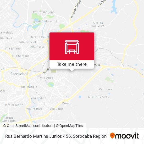 Rua  Bernardo Martins Junior, 456 map
