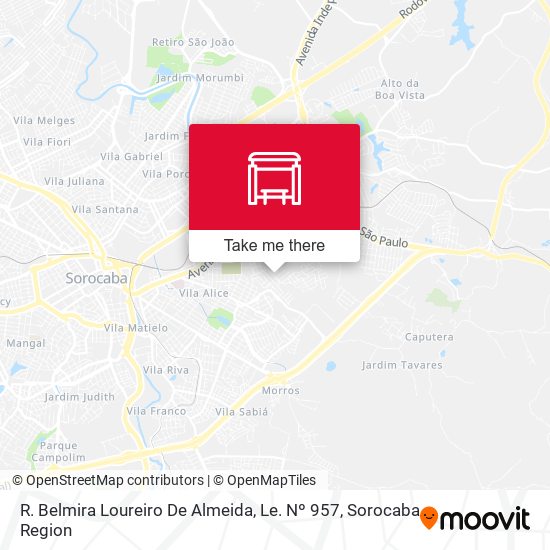 R. Belmira Loureiro De Almeida, Le. Nº 957 map