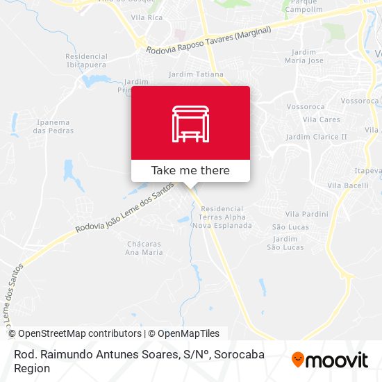 Rod. Raimundo Antunes Soares, S / Nº map