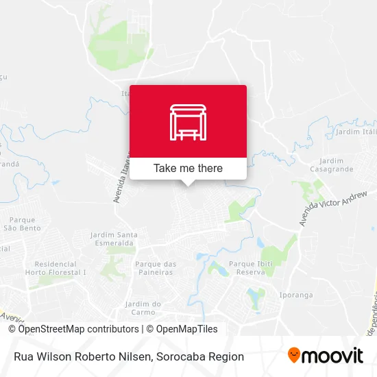 Rua Wilson Roberto Nilsen map