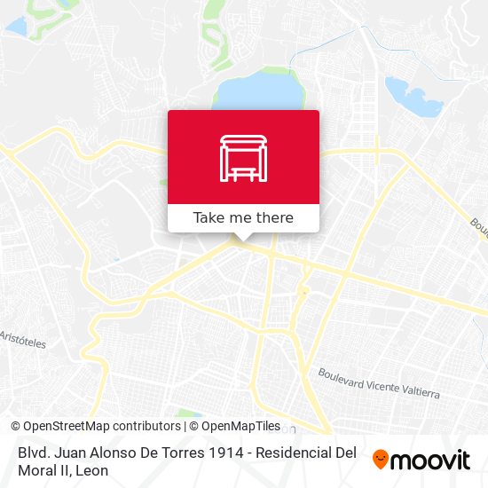 Mapa de Blvd. Juan Alonso De Torres 1914 - Residencial Del Moral II