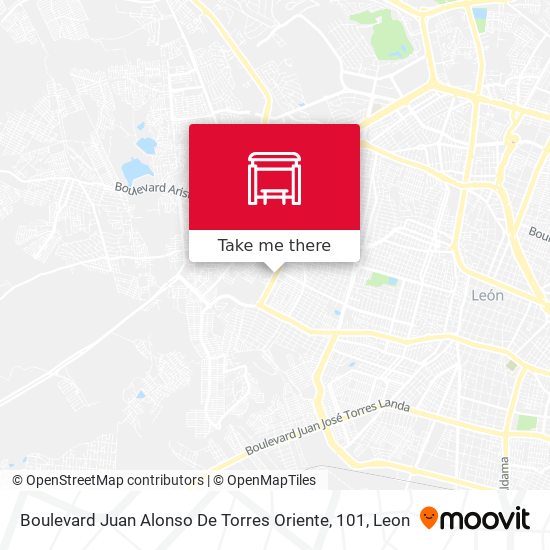 Mapa de Boulevard Juan Alonso De Torres Oriente, 101