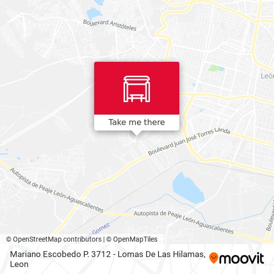 Mariano Escobedo P.  3712 - Lomas De Las Hilamas map