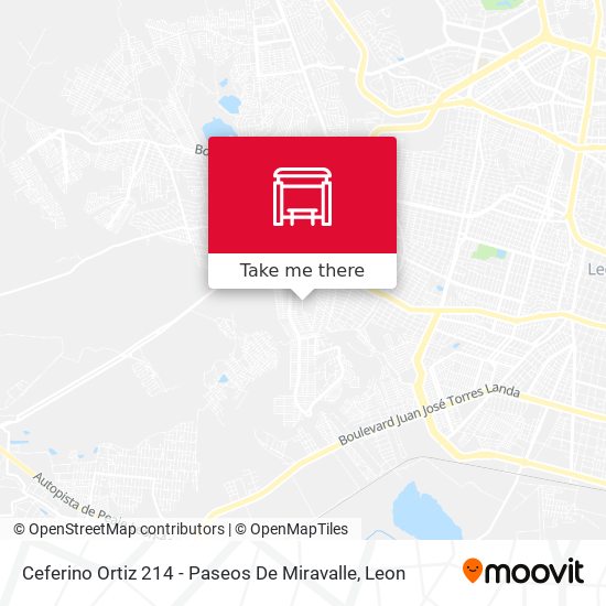 Mapa de Ceferino Ortiz 214 - Paseos De Miravalle