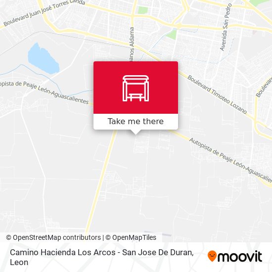 Camino Hacienda Los Arcos - San Jose De Duran map