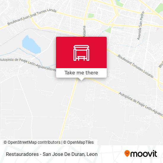 Restauradores - San Jose De Duran map