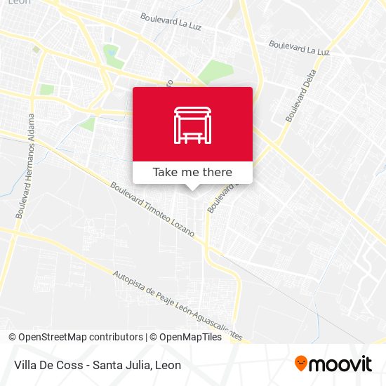 Villa De Coss - Santa Julia map